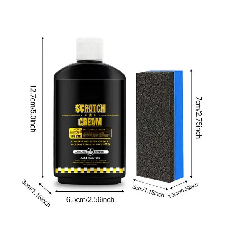 Car Scratch Remover Kit – Scratch & Swirl Repair Polish with Sponge
