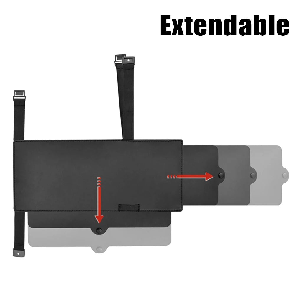 Adjustable Car Sun Visor Extender – UV-Blocking PU & PC Sunshade for Windshield & Side Windows | Anti-Glare, Easy Install, Universal Fit