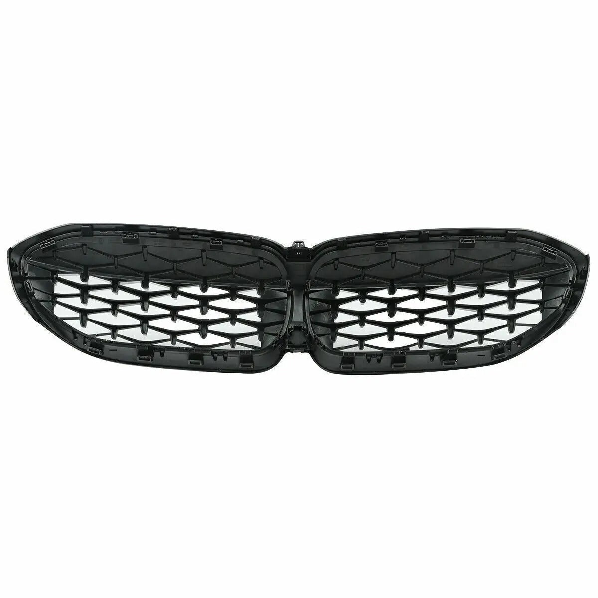 Black Diamond Meteor Style Front Kidney Grille for BMW 3 Series G20/G21/G28 (2019-2022) - Delicate Leather