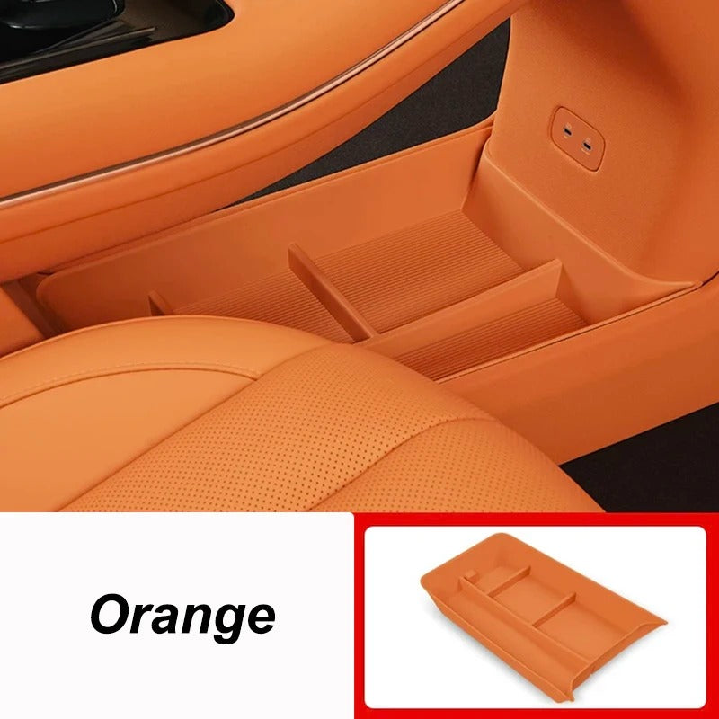 Central Control Lower Storage Box – Silicone Organizer for Aito M7 (2022-2024) - Delicate Leather