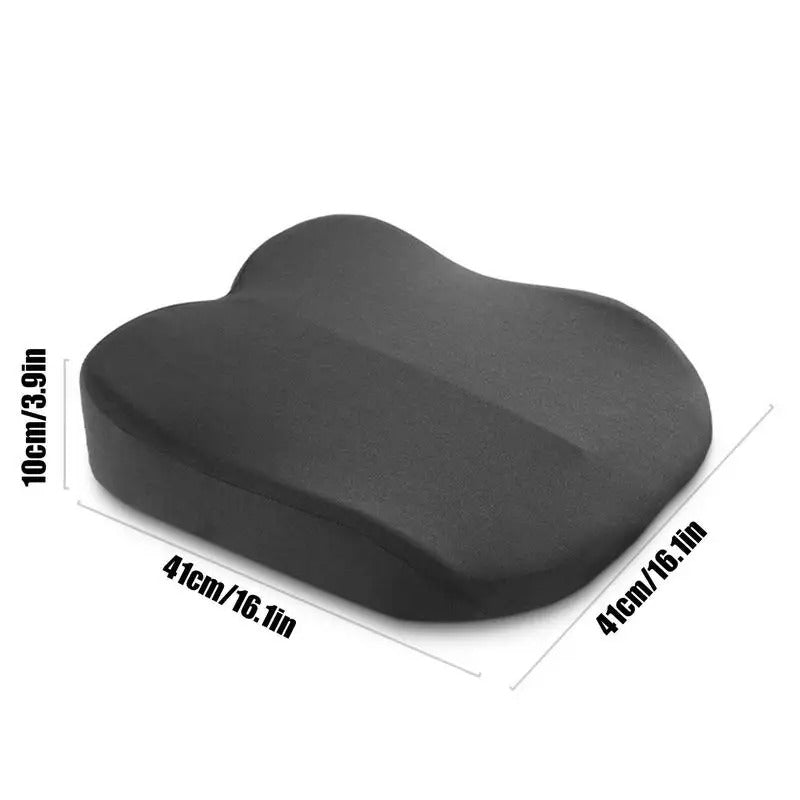 Portable Car Booster Cushion – Memory Foam Heightening Seat for Driving Comfort