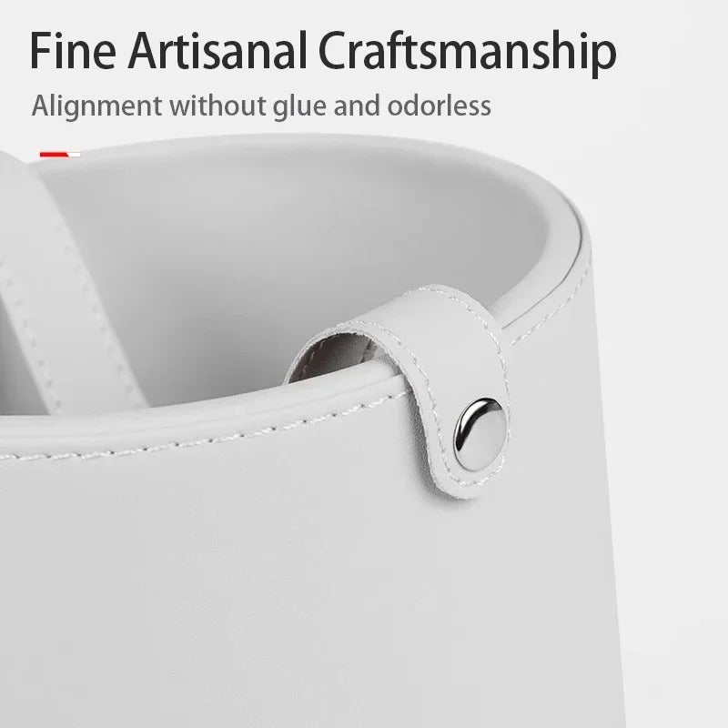 Multi-Functional Car Trash Can & Storage Organizer – For Leading Ideal Li L6/L7/L8/L9 ONE MEGA - Delicate Leather