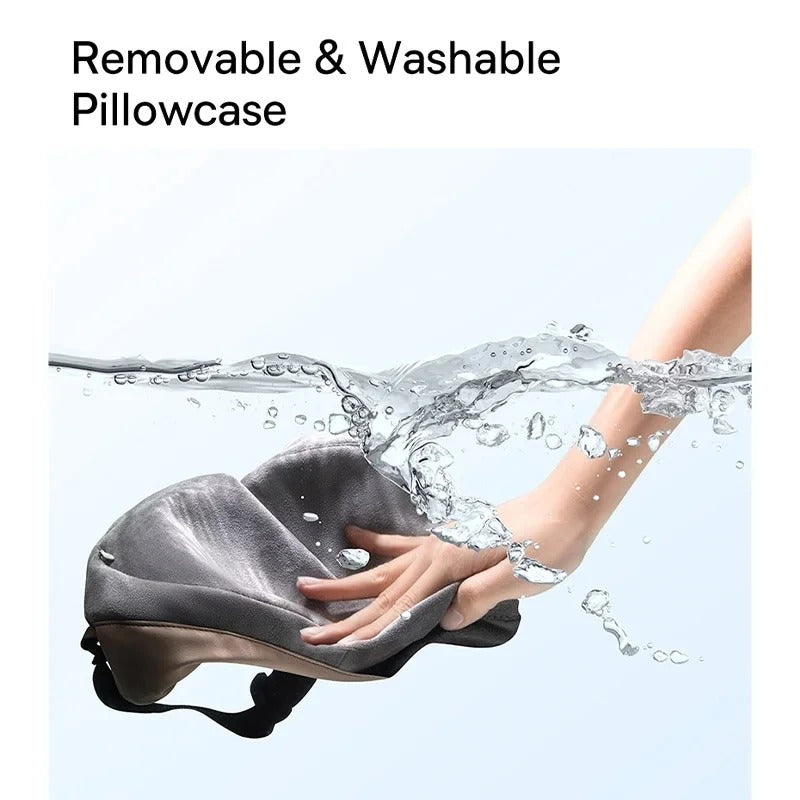 Double-Sided Car Headrest Pillow – Neck Support Cushion for Comfortable Travel - Delicate Leather