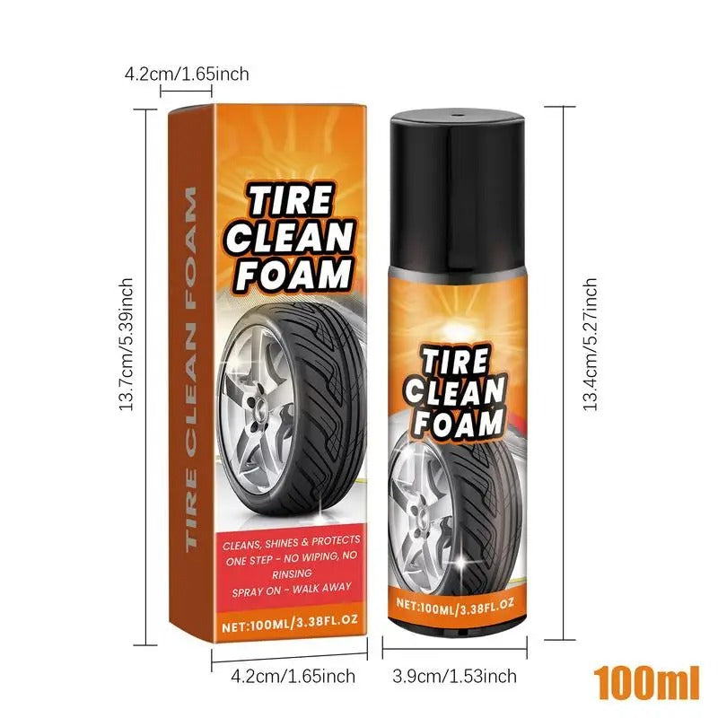 Car Wheel Dust & Oil Mud Remover Spray – 100ml Gentle Cleaning & Protection Solution