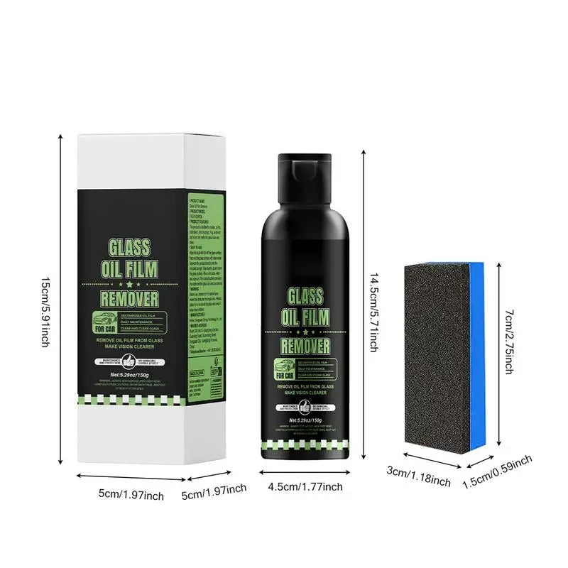 Glass Oil Film Remover – High-Efficiency Auto Glass Cleaner for Windshields & Windows