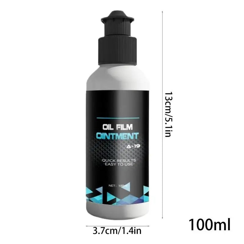 Professional Oil Film Remover – Glass Cleaner for Car Windows & Windshields - Delicate Leather