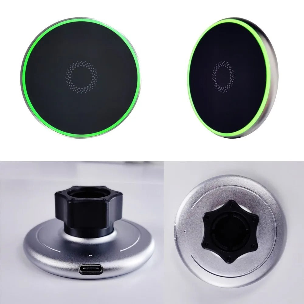 Magnetic Wireless Charging Car Phone Holder – Tesla Model X (2023-2024) Screen Fixed Base