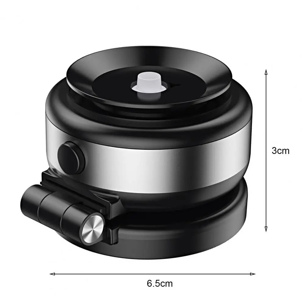 Magnetic Car Phone Holder with Electric Suction Cup – 360° Rotating Telescopic Stand for Phones and Tablets