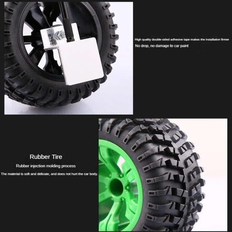 Mini Decorative Spare Tire – Creative Off-Road Trunk Decoration for Cars - Delicate Leather
