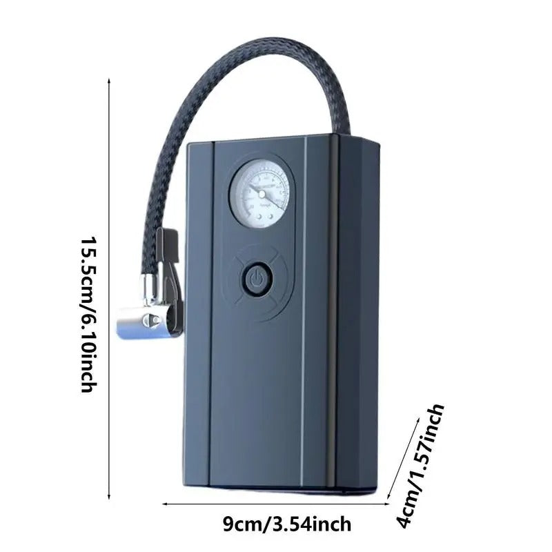 12V Mini Car Tire Pump – Portable Air Compressor for Cars & Bicycles