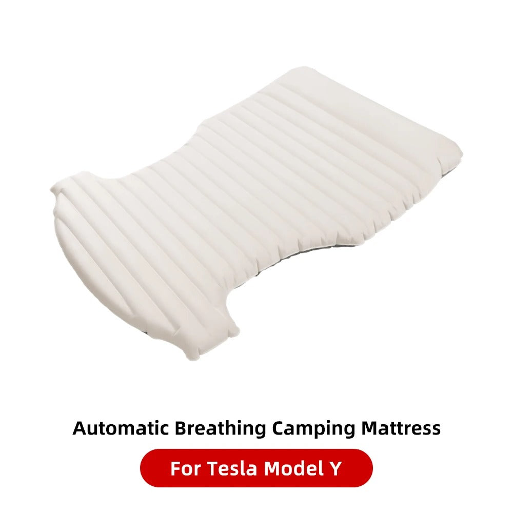 Inflatable Air Mattress for Tesla Model Y (2017-2024) – Outdoor Camping Travel Bed with Suede Fabric