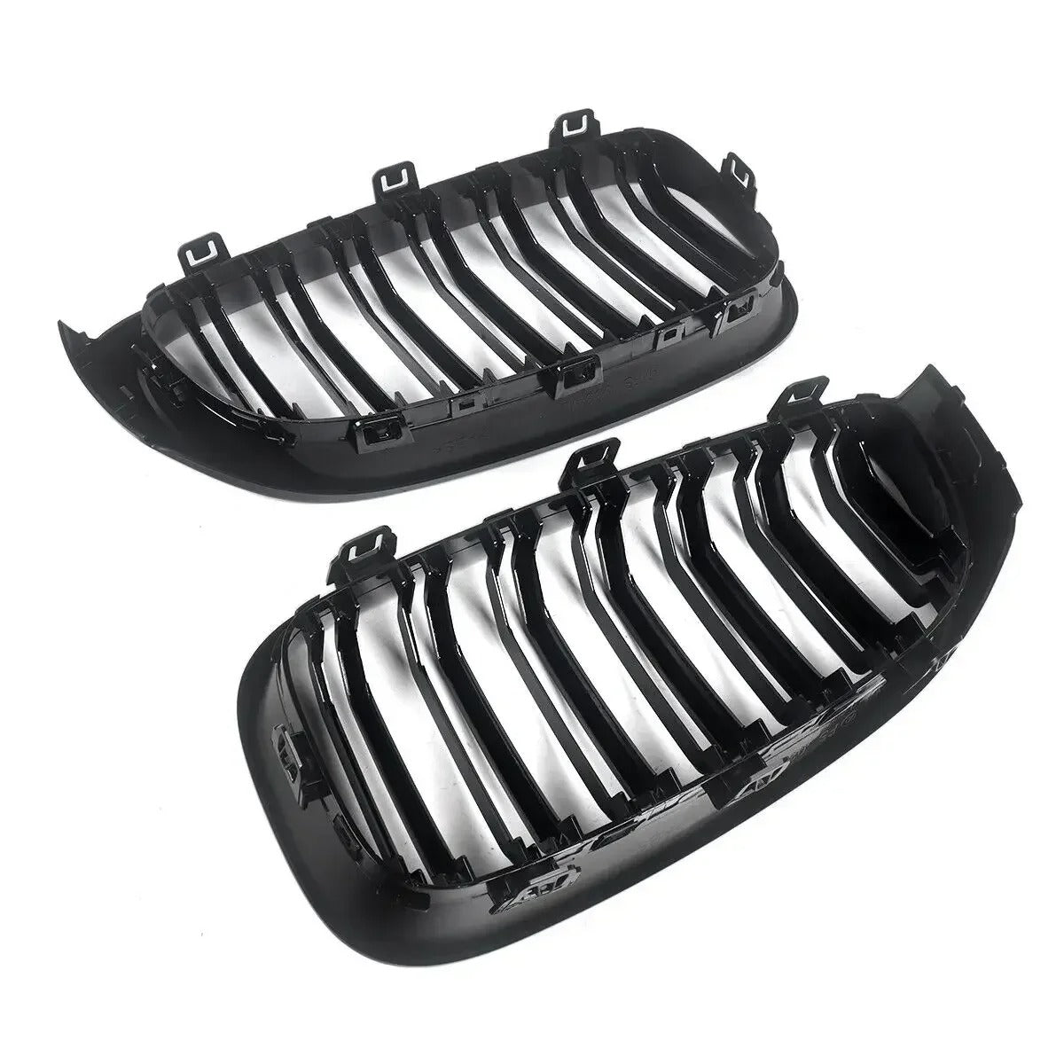 Gloss Black Twin Slat Kidney Grille Pair for BMW 3-Series GT F34 (2012-2018)