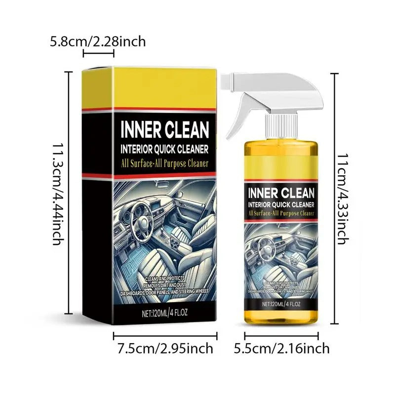 Total Interior Cleaner & Protectant – All-Purpose Spray for Car Interior Maintenance