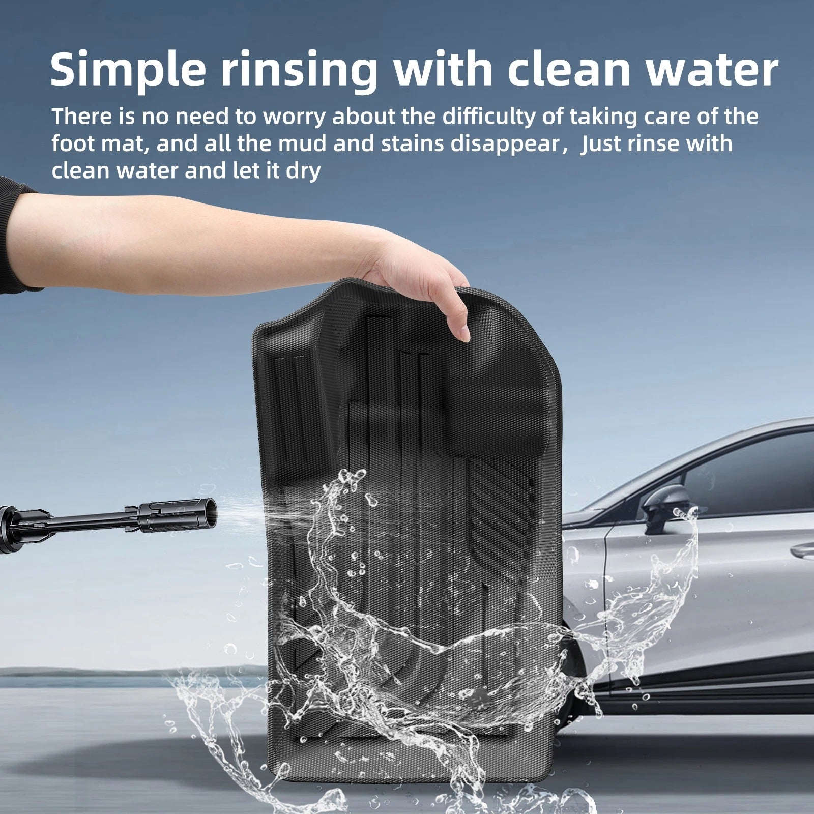 TPE 3D Car Floor Mats for Ford Ranger (2023-2024) - 3PCS/SET, All-Weather Auto Accessories - Delicate Leather