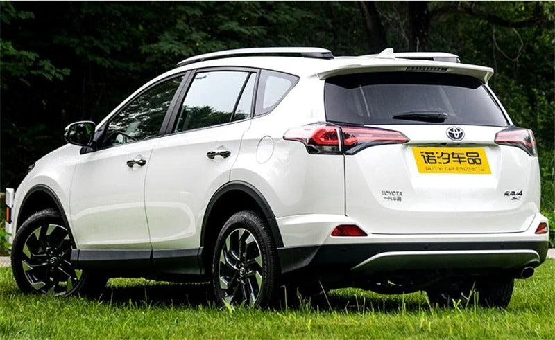 Roof Rack for Toyota RAV4 (2013-2018) - High-Quality Aluminum Alloy Rails for Luggage Carrier - Delicate Leather