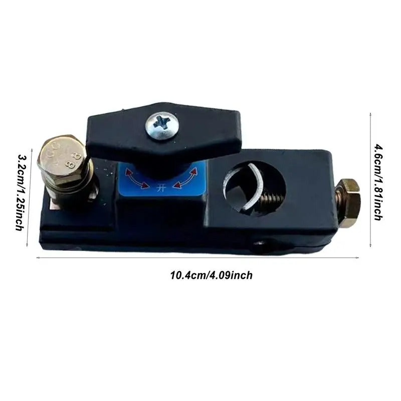 Heavy Duty 12V-24V Battery Disconnect Switch – Top Post Marine Battery Isolator