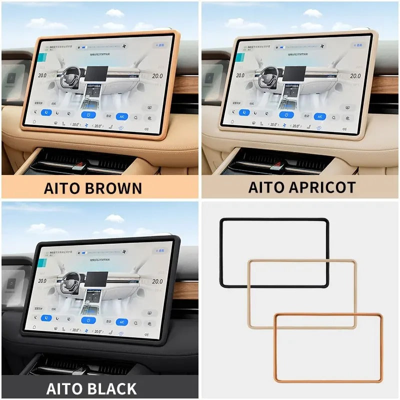 Silicone Protective Sleeve for Central Control Screen – For SERES AITO M7/M5 Navigation Screen - Delicate Leather