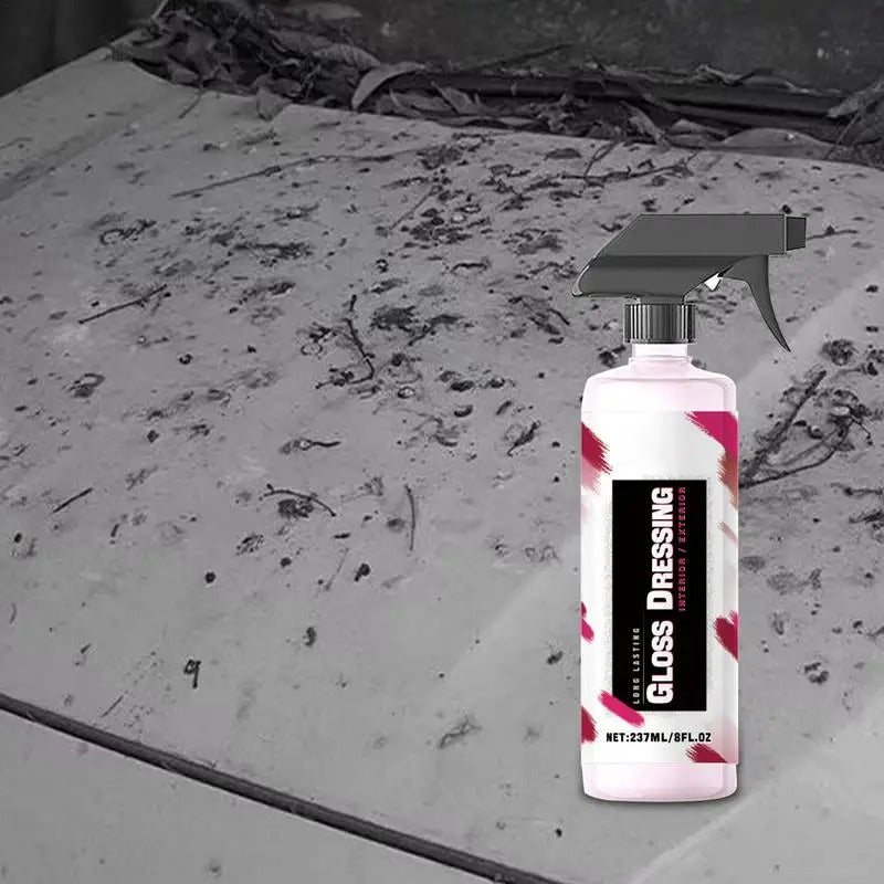 Multi-Functional Interior Dressing & Quick Coating Spray – High Protection Car Detailing Solution (237ml) - Delicate Leather