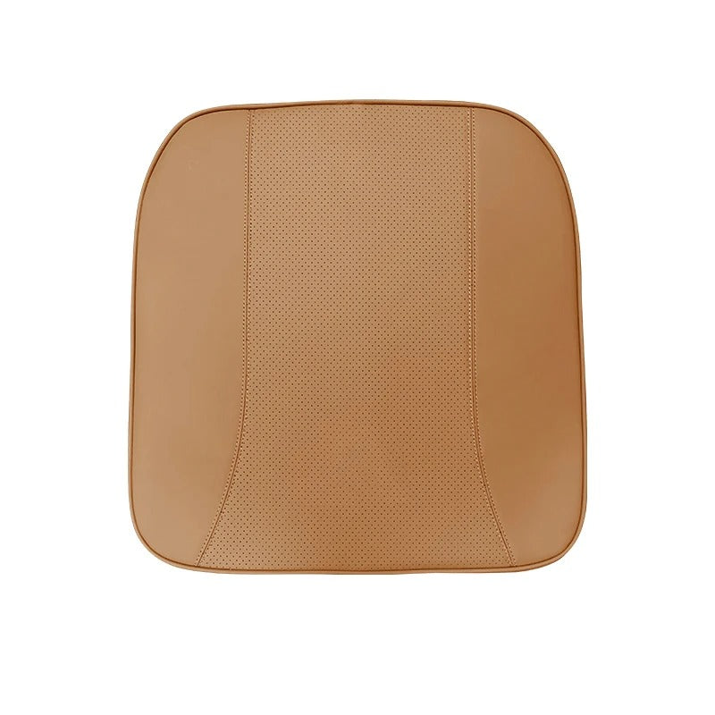 Memory Foam Height-Increasing Car Seat Cushion – All-Season Universal Accessory - Delicate Leather