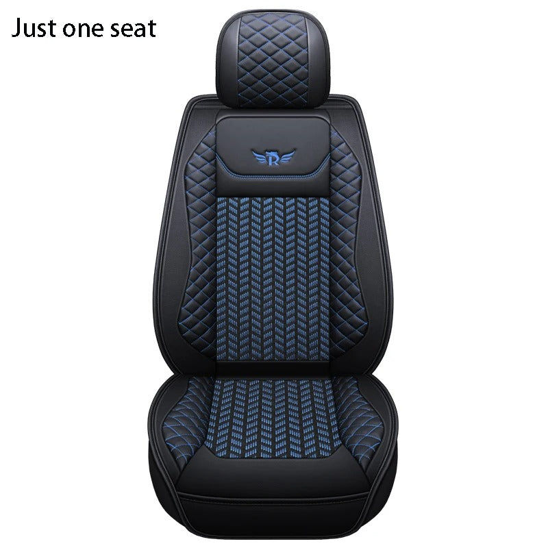 Universal Car Seat Cover for Toyota Models - Waterproof Artificial Leather for All Seasons - Delicate Leather