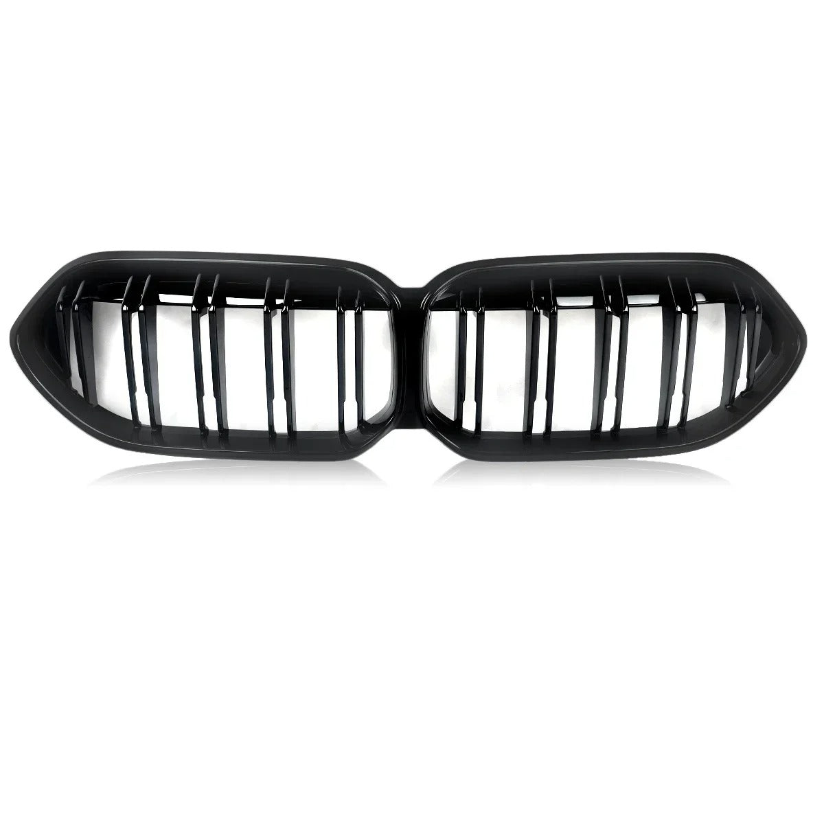 Gloss Black Dual Slats Front Bumper Grille for BMW F44 220i Gran Coupe (2020-2022)