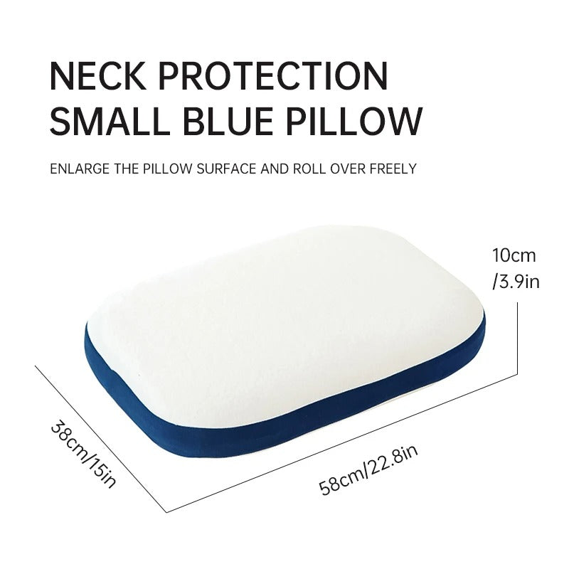 1PC Memory Foam Pillow – Bread-Shaped Soft Rebound Pillow for Neck Protection and Cervical Health (58x38cm) - Delicate Leather
