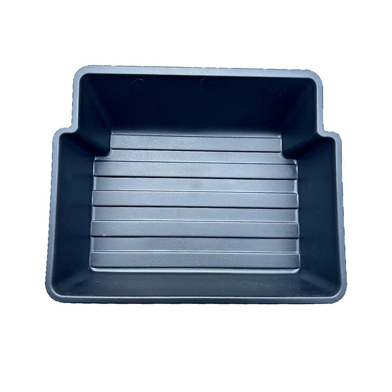 Under-Seat Storage Box for VW Tiguan, Passat B8, Golf 8 – Extra Capacity Organizer - Delicate Leather