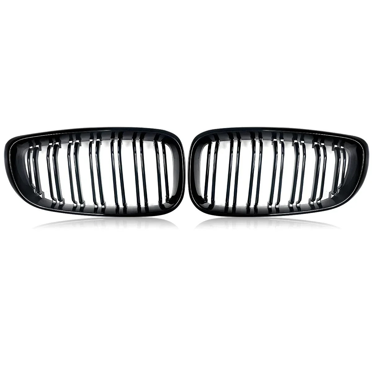 Gloss Black Twin Slat Kidney Grille Pair for BMW 3-Series GT F34 (2012-2018)