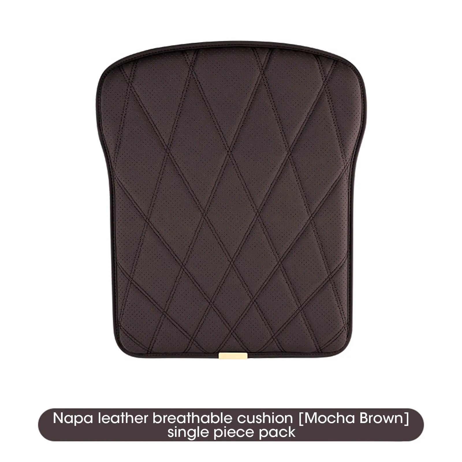 Car Breathable Cushion – Four Seasons Non-Slip Seat Cushion for Comfort and Cooling - Delicate Leather