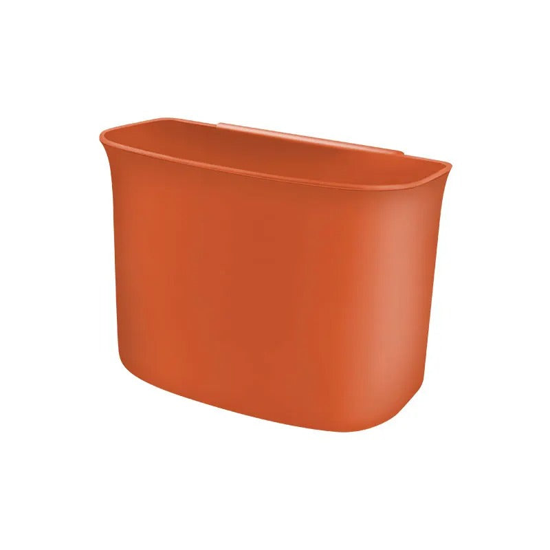 Car Trash Can & Storage Bag – Hanging Rear and Front Seat Organizer - Delicate Leather