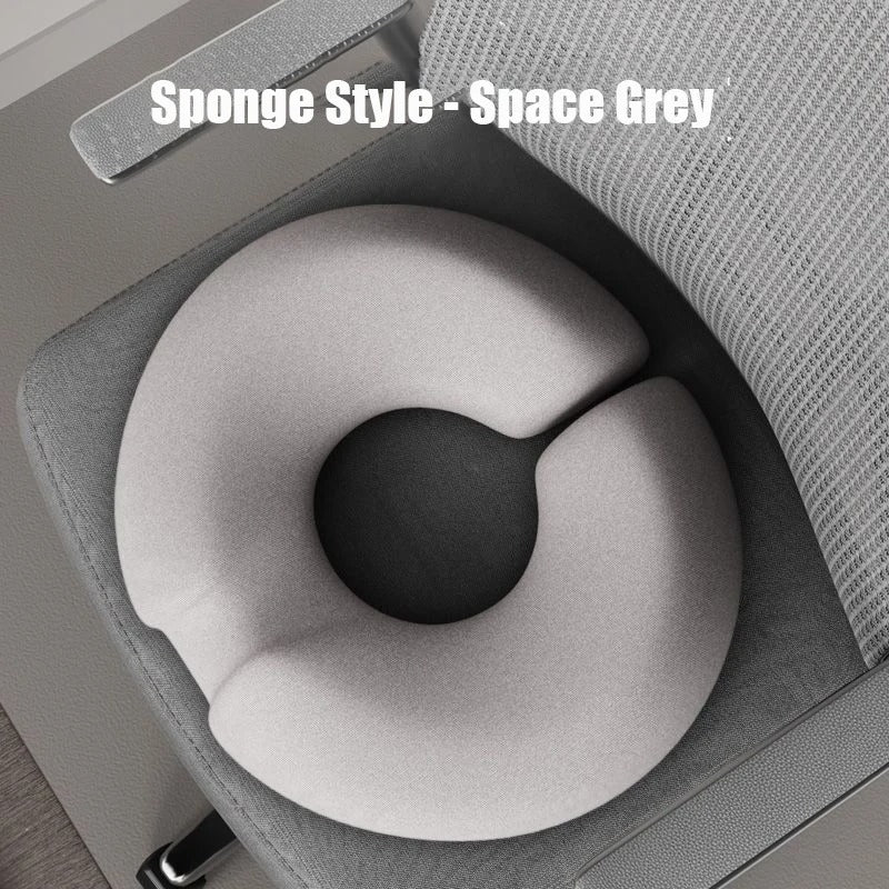 Multifunctional Orthopedic Seat Cushion – Ergonomic Support for Office, Pregnancy, and Hip Pain Relief - Delicate Leather