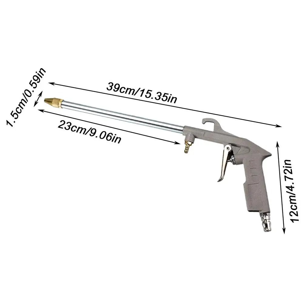 Multi-Purpose Metal Air Blow Sprayer – High-Pressure Dust & Debris Remover - Delicate Leather