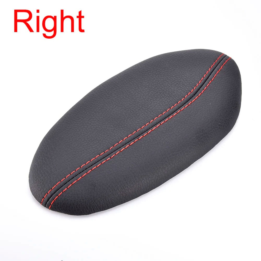 Ergonomic Car Seat Leg Support Cushion – Memory Foam Thigh & Knee Pad - Delicate Leather