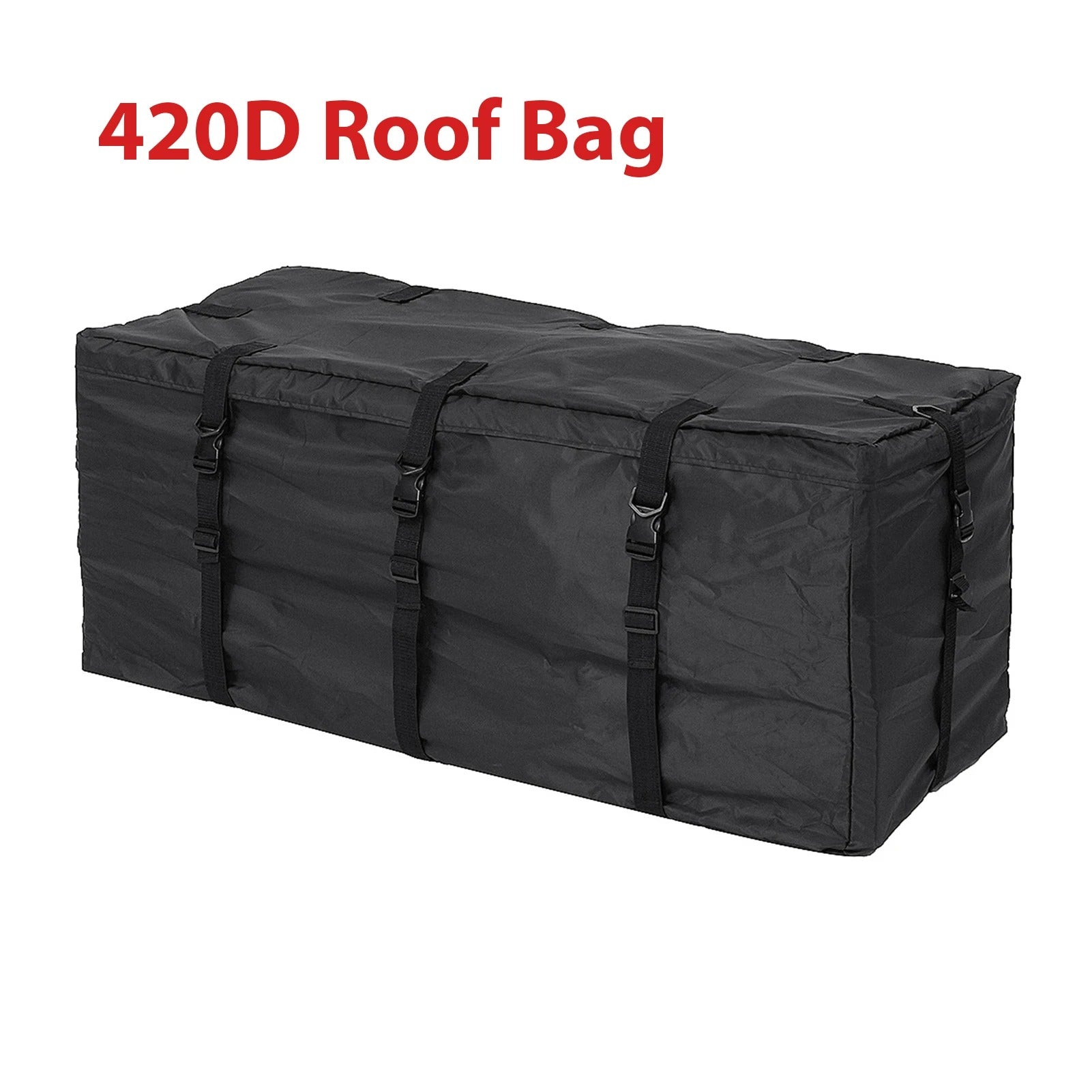 120x51x51cm Waterproof Car Cargo Roof Bag - Durable Rooftop Luggage Carrier for SUVs, Vans & Cars - Delicate Leather