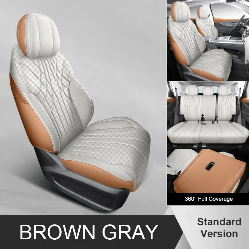 Custom Fit Leather Seat Covers – Full Set for car - Delicate Leather