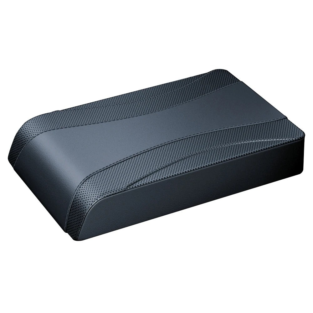 Adjustable Leather Armrest Cushion – Elbow Support and Seat Gap Organizer for Car Armrest Box - Delicate Leather