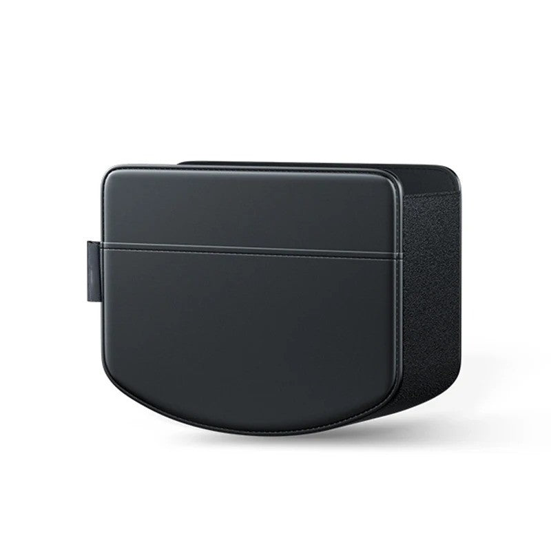 PU Leather Car Door Storage Box – Universal Interior Organizer Bag for Drinks, Waste, Cards, Keys & Sunglasses | Clip-On Auto Accessory - Delicate Leather