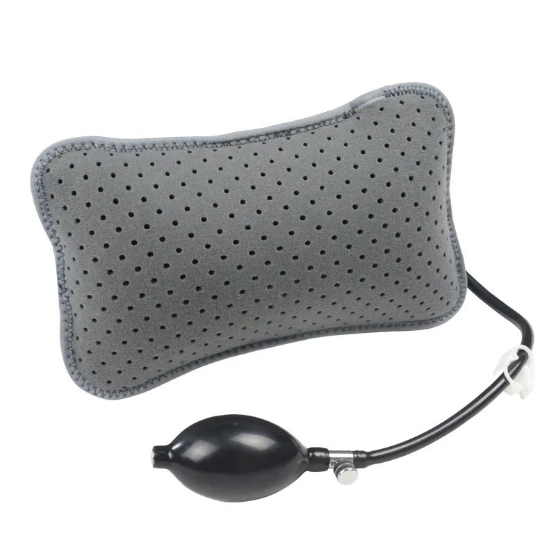 Inflatable Lumbar Support Cushion – Portable Orthopedic Massage Pillow for Back & Posture Correction