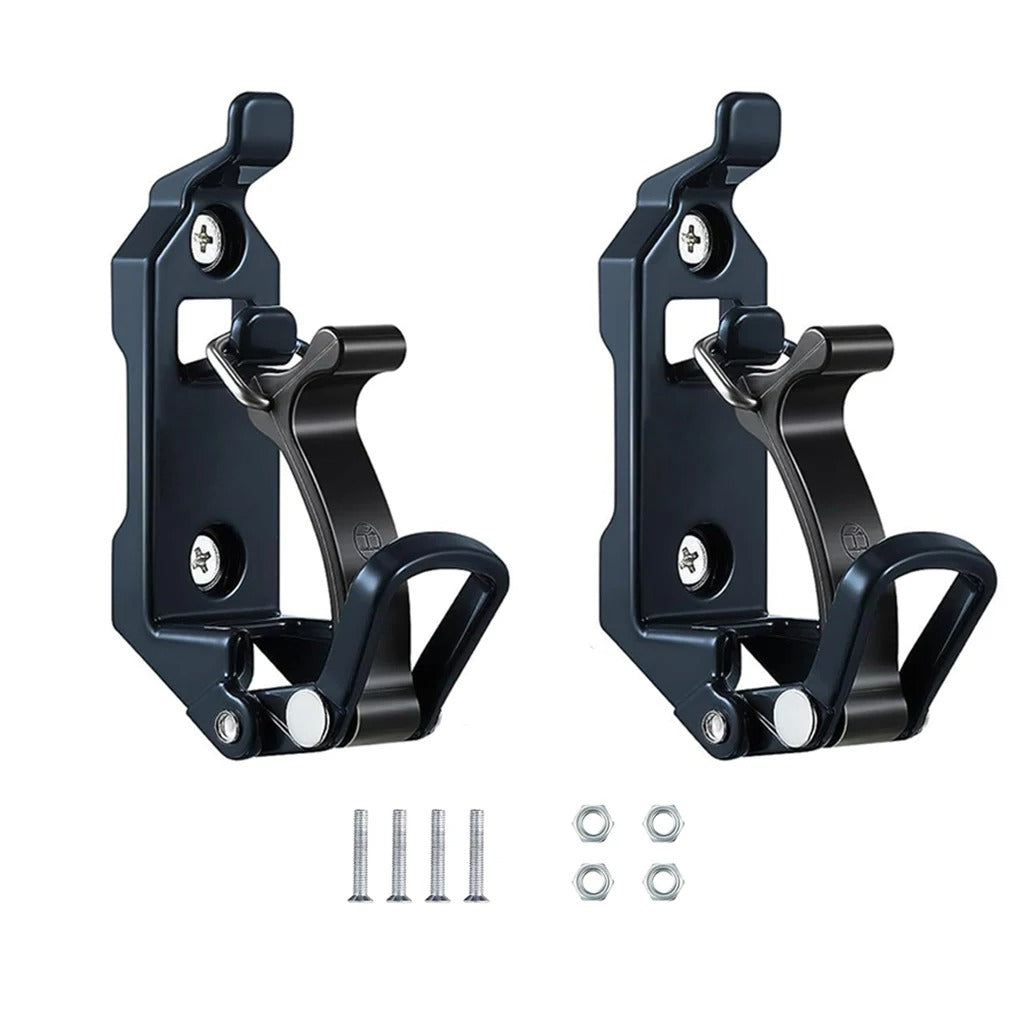 2PCS Wall Mounting Shovel Rack for Roof Rack - Quick Release Mounting Kit - Delicate Leather
