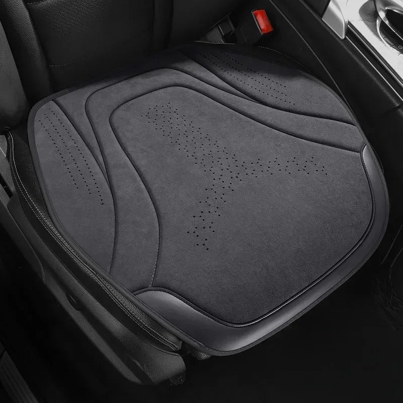 Universal Four-Season Car Seat Cover – Breathable Flax Anti-Slip Protection for Sedans, SUVs, and MPVs - Delicate Leather