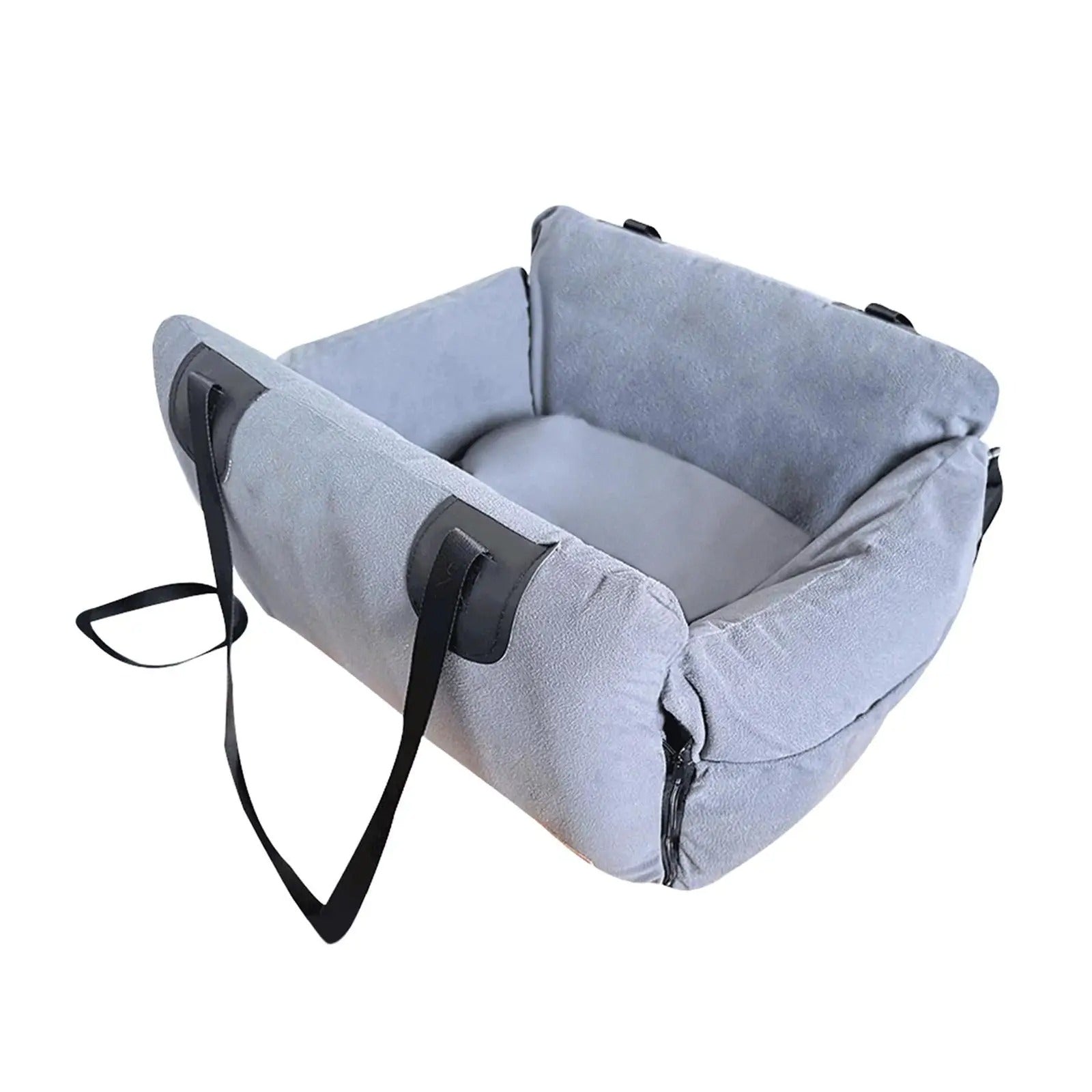 Small Dog Car Seat & Handbag – Portable Travel Bed for Pets - Delicate Leather