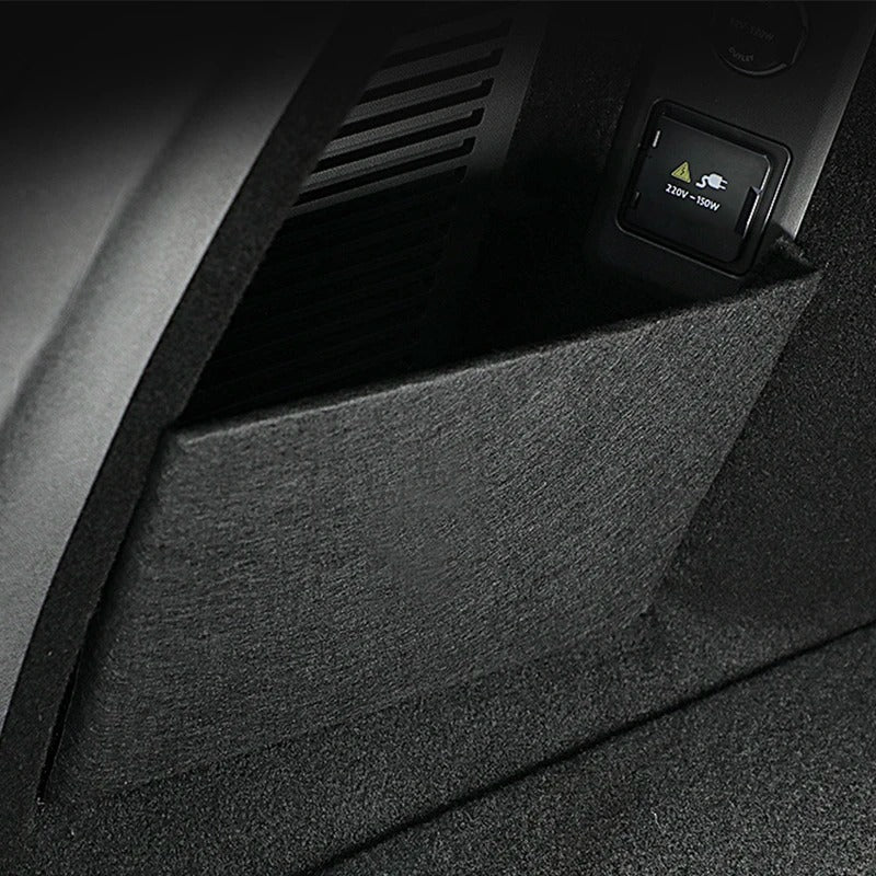 Rear Spare Compartment Partition – Trunk Storage Box for M5 2024-2025 - Delicate Leather