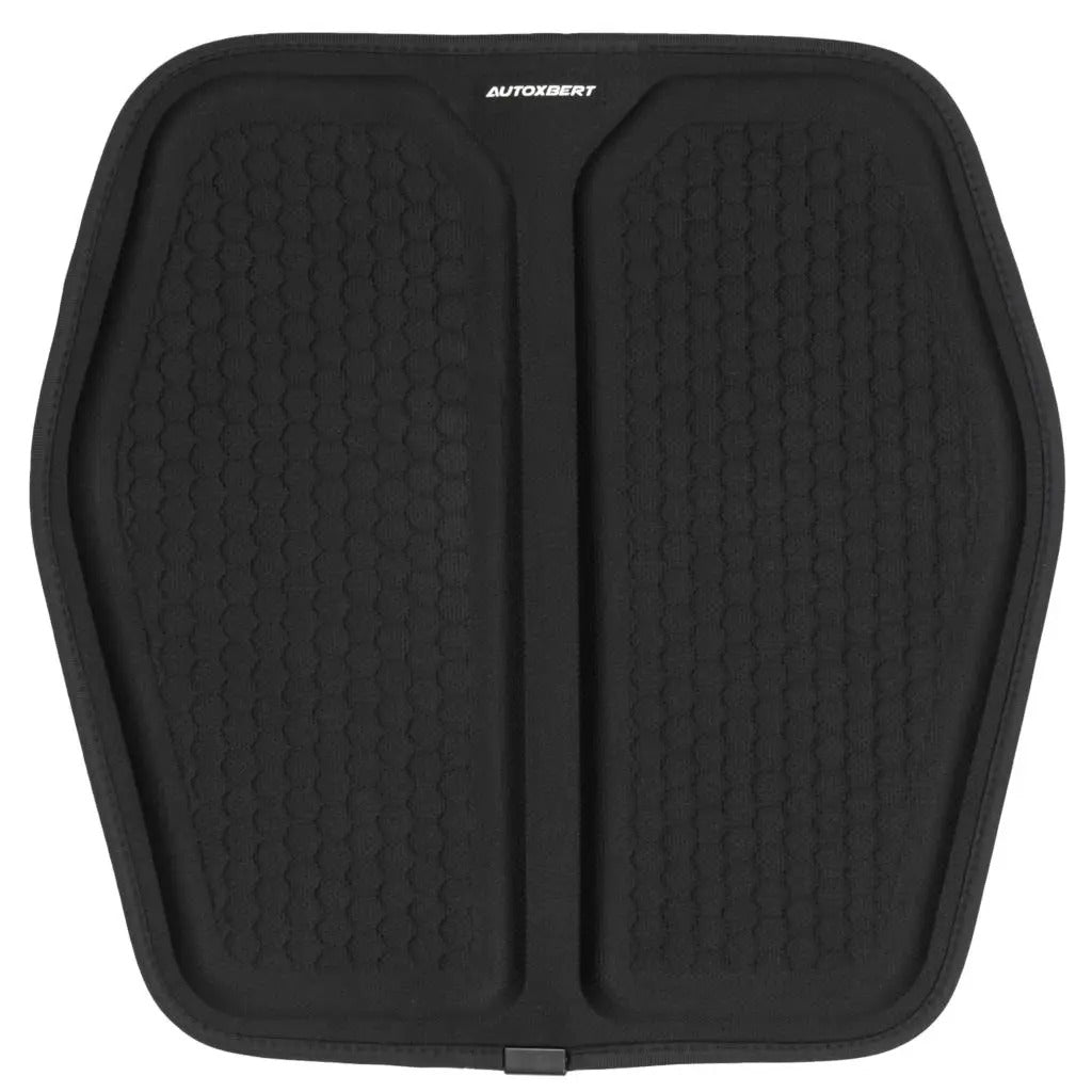 Auto Gel Seat Cushion with Lumbar Support – Breathable, Pain-Relief Car Cushion for Waist and Back Comfort - Delicate Leather