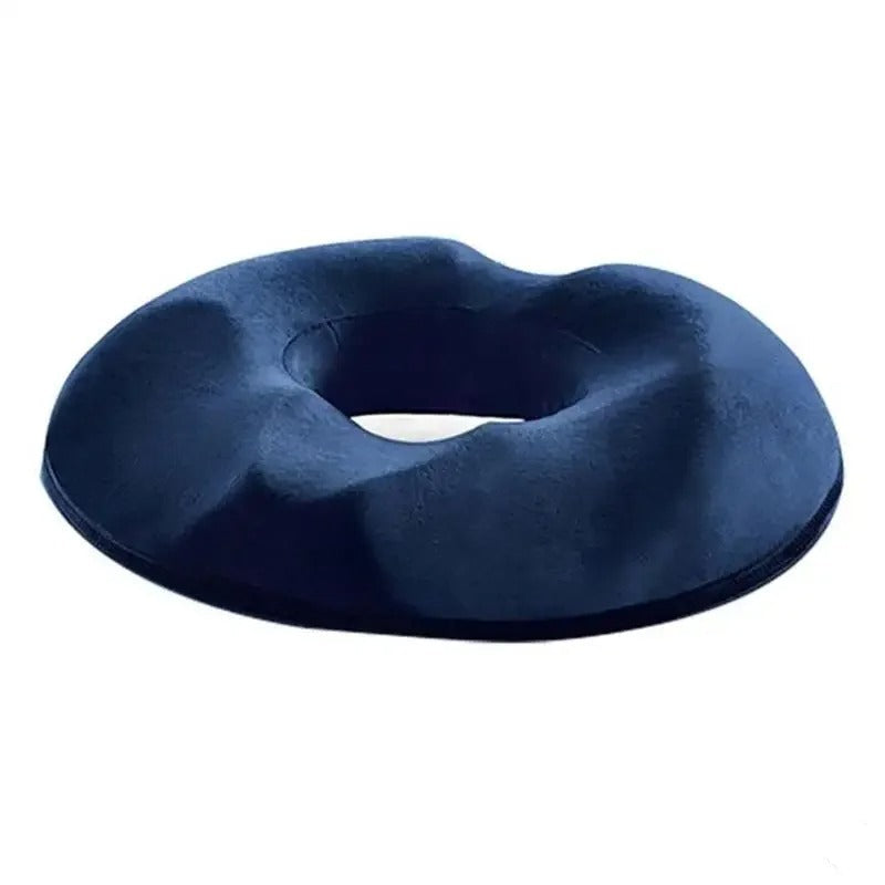 Donut Pillow – Memory Foam Seat Cushion for Tailbone & Hemorrhoid Relief - Delicate Leather