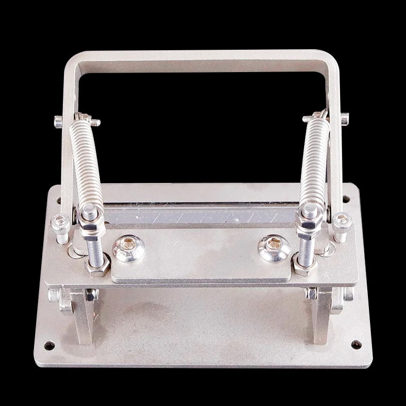 Stainless Steel DIY Leather Skiving Machine - Manual Leather Thinning Tool for Belts, Straps & More - Delicate Leather