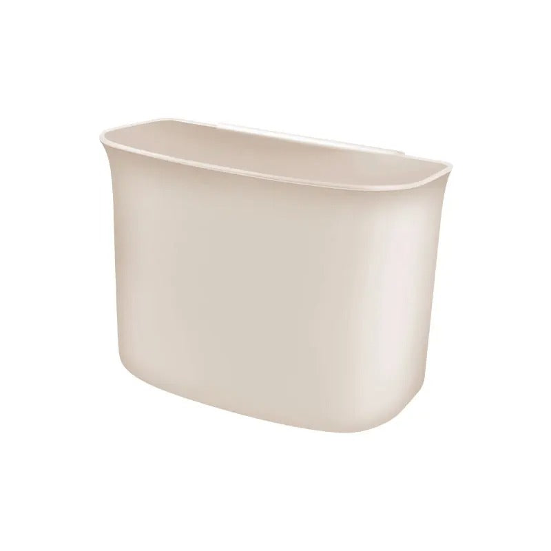 Car Trash Can – Multi-Functional Hanging Storage Bucket for Interior Organization - Delicate Leather