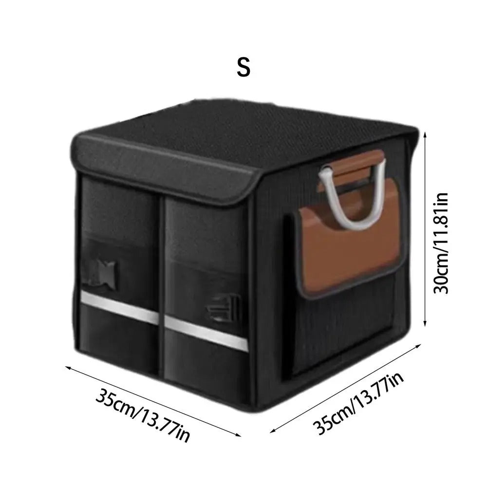 Foldable Car Trunk Storage Bag – Large-Capacity Auto Organizer (36L / 72L / 110L) - Delicate Leather