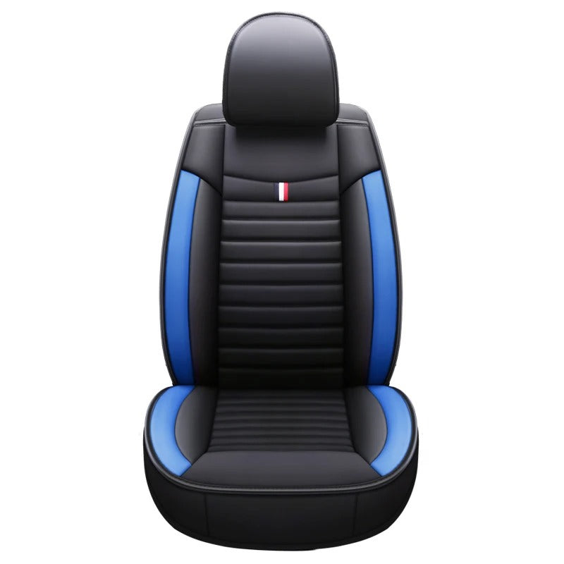 Universal Leather Car Seat Cover for Car - Black, Blue, Red - Delicate Leather