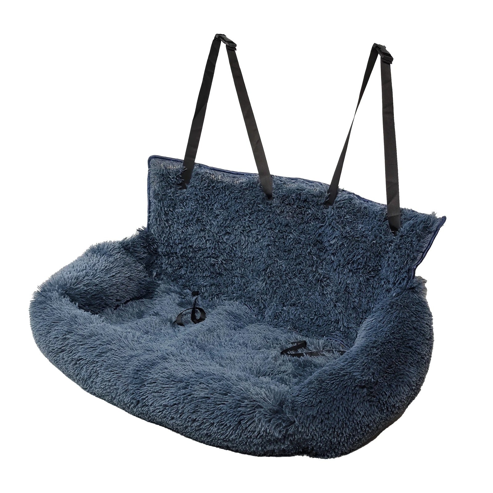 Dog Car Seat for Large Dogs - Two-Dog Travel Back Seat Booster Sofa with Washable Plush Cover