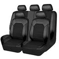 Universal PU Leather Car Seat Cover Set - 4 or 9 Piece Full Protection for Cars, Trucks, and Vans - Delicate Leather